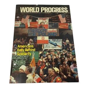 Vintage Spring 1982 World Progress Americans Rally Behind Poland Solidarity